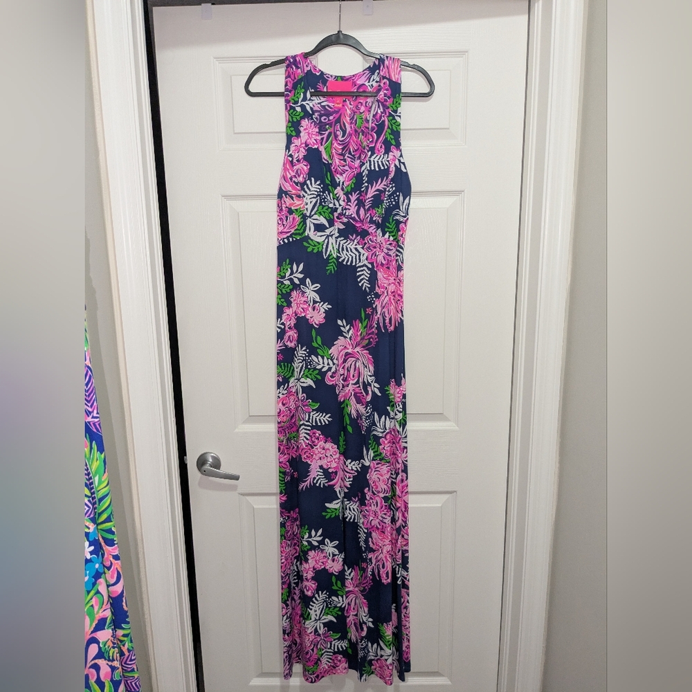 Lilly Pulitzer Vibrant Floral Maxi Dress